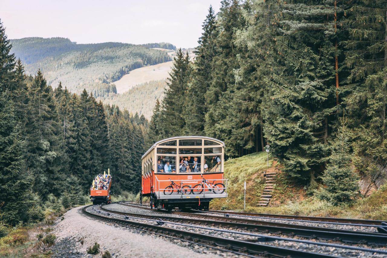 Bergbahn Oberweißbach: ein Erlebnis mit besonderen Ausblicken.